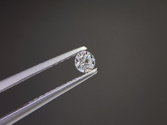 【500円均一】2/23新着！　合成モアッサナイト　0.09ct　5