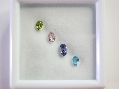 SET-mix-1 ミックスカラーストーン４石セット