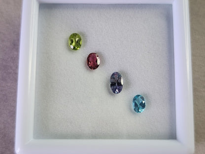 SET-mix-4 ミックスカラーストーン４石セット