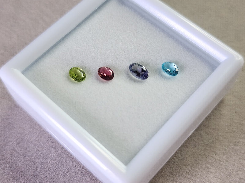 SET-mix-4 ミックスカラーストーン４石セット