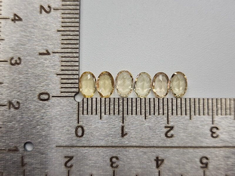 ye-BE【ランダム発送】イエローベリル（ヘリオドール）【1石あたり約0.42ct】