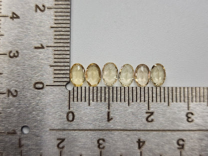 ye-BE【ランダム発送】イエローベリル（ヘリオドール）【1石あたり約0.42ct】