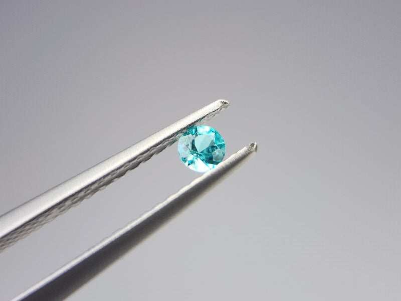 【特選】　ブラジル産パライバトルマリン（鑑別付き）　0.07ct　1