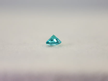 【特選】　ブラジル産パライバトルマリン（鑑別付き）　0.07ct　1