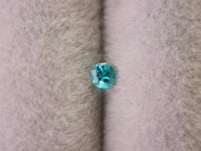 【特選】　ブラジル産パライバトルマリン（鑑別付き）　0.07ct　1