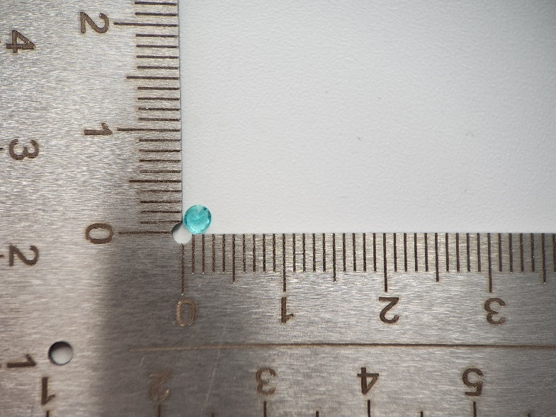 【特選】　ブラジル産パライバトルマリン（鑑別付き）　0.07ct　1