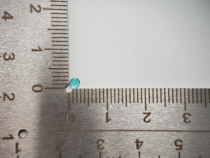 【特選】　ブラジル産パライバトルマリン（鑑別付き）　0.07ct　1