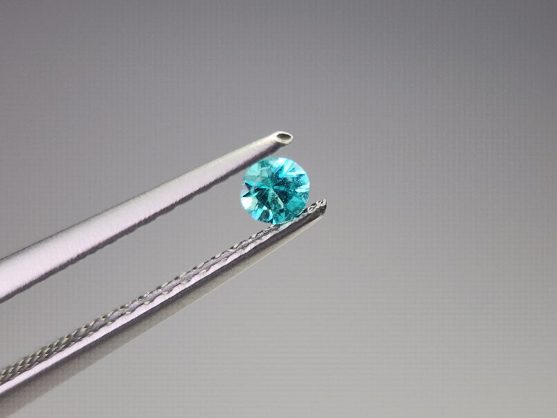 【特選】　ブラジル産パライバトルマリン（鑑別付き）　0.07ct　1