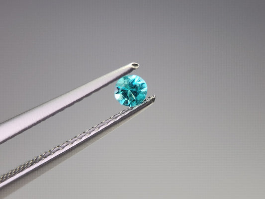 【特選】　ブラジル産パライバトルマリン（鑑別付き）　0.07ct　1