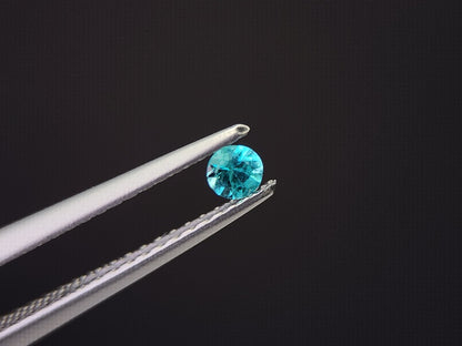 【特選】　ブラジル産パライバトルマリン（鑑別付き）　0.07ct　1