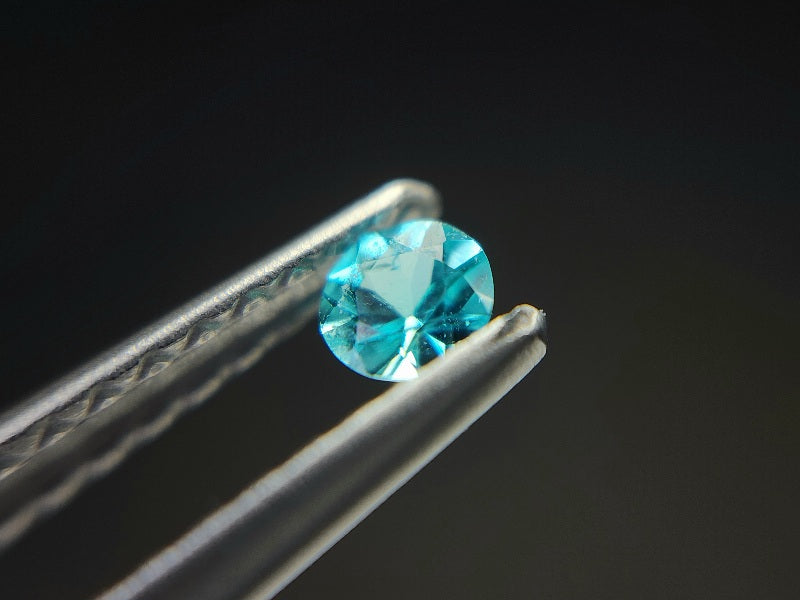 【特選】　ブラジル産パライバトルマリン（鑑別付き）　0.07ct　1