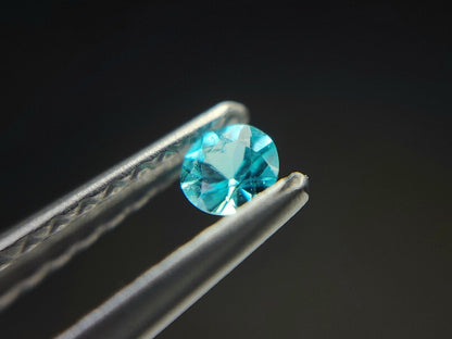 【特選】　ブラジル産パライバトルマリン（鑑別付き）　0.07ct　1