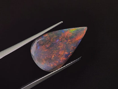 【特選】　ブラックオパール（ソーティング付き）　4.31ct　2