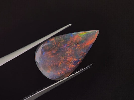 【特選】　ブラックオパール（ソーティング付き）　4.31ct　2