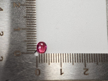 【特選】　ルビー（非加熱）　0.45ct　6