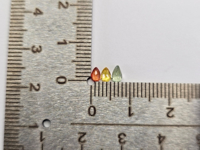 SET-mSA-17　マルチサファイア6石セット　合計1.02ct