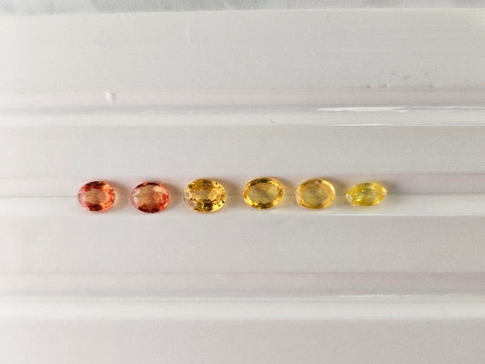 SET-mSA-18　マルチサファイア6石セット　合計1.07ct