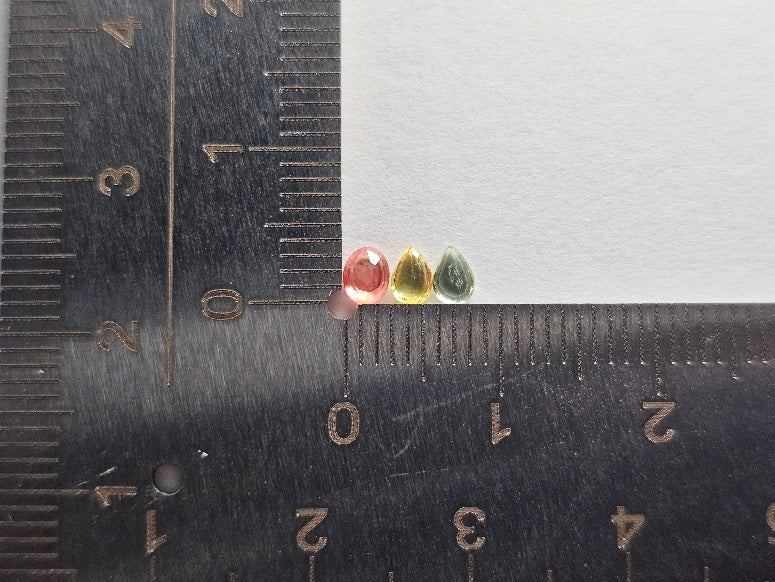 SET-mSA-19　マルチサファイア6石セット　合計1.11ct