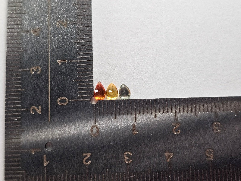 SET-mSA-22　マルチサファイア6石セット　合計1.15ct