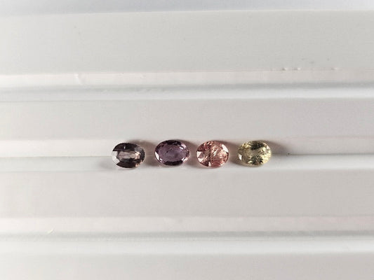 SET-mSA-24　マルチサファイア4石セット　合計1.01ct