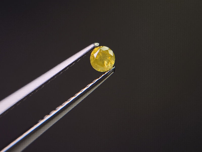 ye-DM-1　イエローダイヤモンド　0.09ct