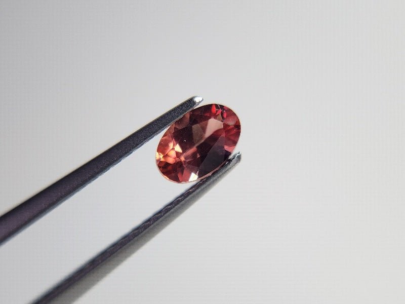 0152-2-22　バイカラーアンデシン　0.42ct