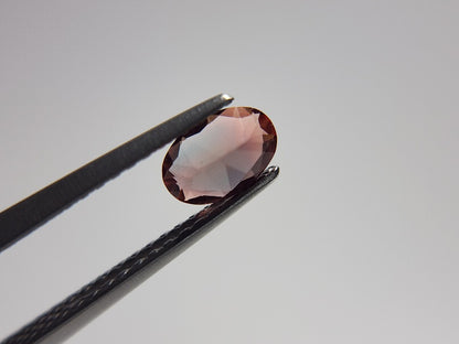 0152-2-22　バイカラーアンデシン　0.42ct