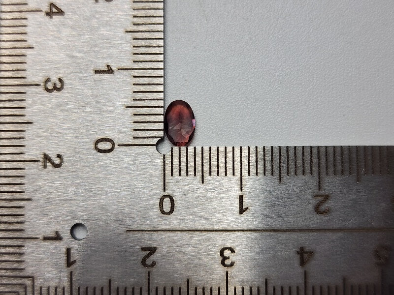 0152-2-22　バイカラーアンデシン　0.42ct