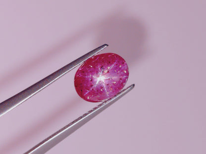 pu-SSA-27　パープルスターサファイア　3.43ct