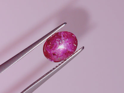 pu-SSA-29　パープルスターサファイア　3.39ct