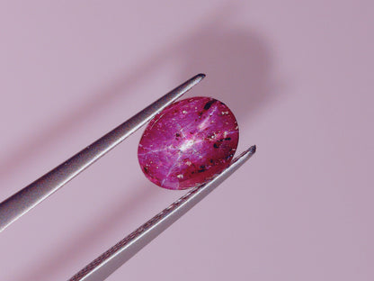 pu-SSA-30　パープルスターサファイア　3.36ct