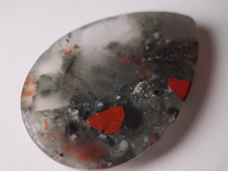 BS-1　ブラッドストーン　36.87ct