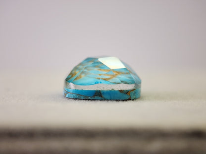 MTRQ-3　マトリックスターコイズ（貼り合わせ）　7.12ct