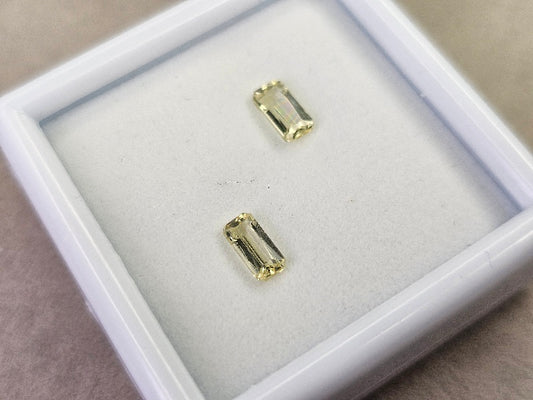 SET2-yeAP-3　イエローアパタイト２石セット　計1.03ct