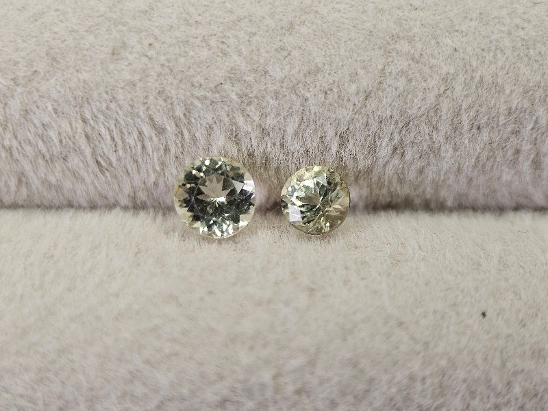 SET2-yeAP-8　イエローアパタイト２石セット　計0.55ct
