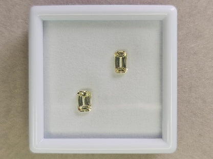SET2-yeAP-2　イエローアパタイト２石セット　計1.14ct
