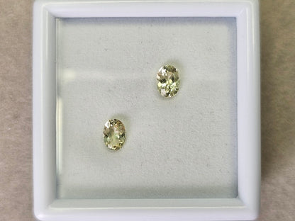 SET2-yeAP-9　イエローアパタイト２石セット　計0.99ct