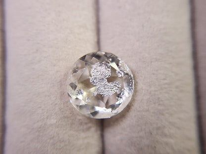 dQ-11　銀箔入り！ダブレットクォーツ　3.43ct