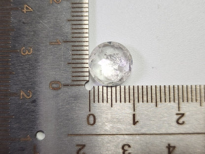 dQ-11　銀箔入り！ダブレットクォーツ　3.43ct