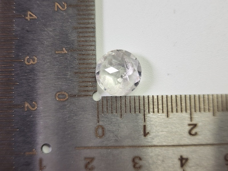 dQ-12　銀箔入り！ダブレットクォーツ　3.42ct
