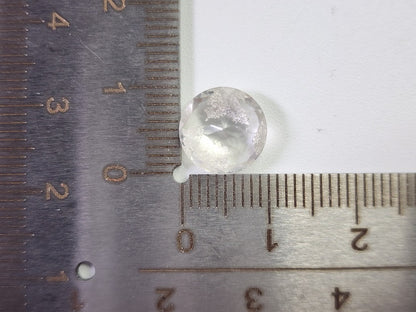 dQ-13　銀箔入り！ダブレットクォーツ　3.42ct