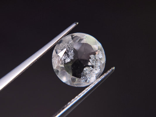 dQ-14　銀箔入り！ダブレットクォーツ　3.42ct