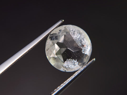 dQ-15　銀箔入り！ダブレットクォーツ　3.42ct
