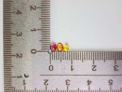 SET9-mSA-17　マルチサファイア9石セット　合計1.79ct