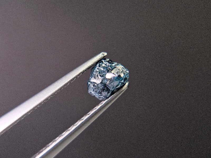 blDMg-8　ブルーダイヤモンド原石　0.51ct