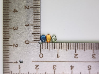 SET9-mSA-29　マルチサファイア9石セット　合計1.97ct