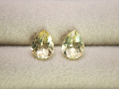 SET2-lQ-2　レモンクォーツ2石セット　計2.90ct