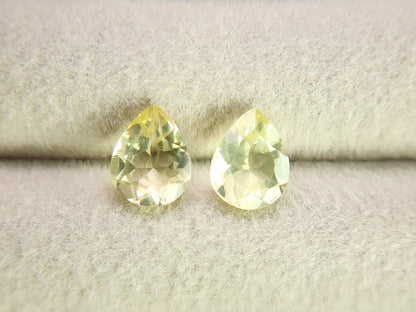 SET2-lQ-4　レモンクォーツ2石セット　計2.83ct