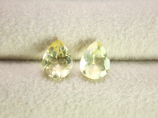 SET2-lQ-4　レモンクォーツ2石セット　計2.83ct