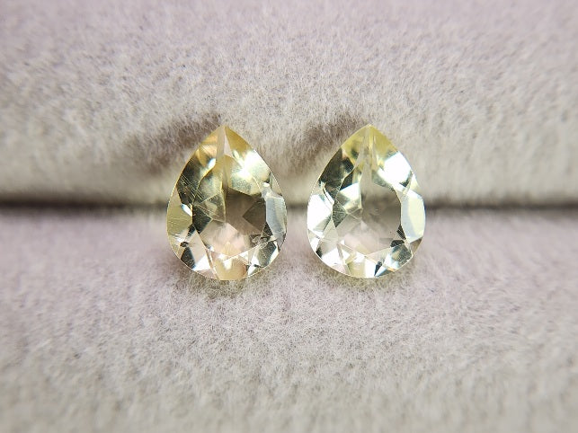 SET2-lQ-5　レモンクォーツ2石セット　計2.75ct